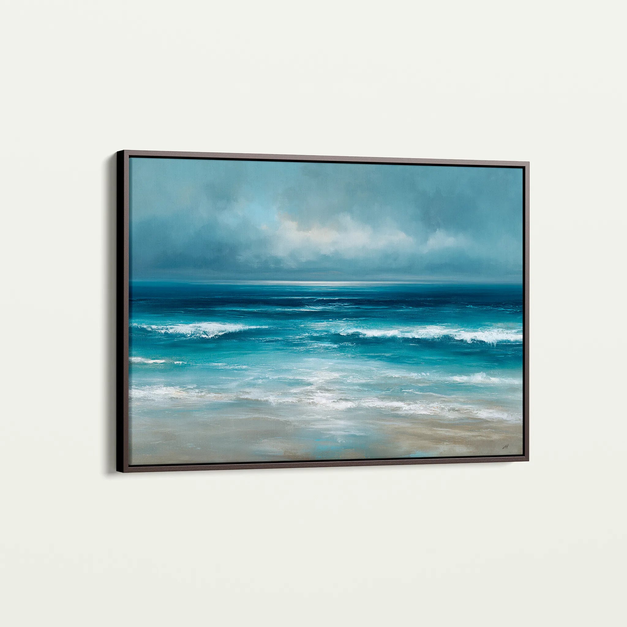 Abstract 1700 Canvas Art 60 x 40 cm / Black