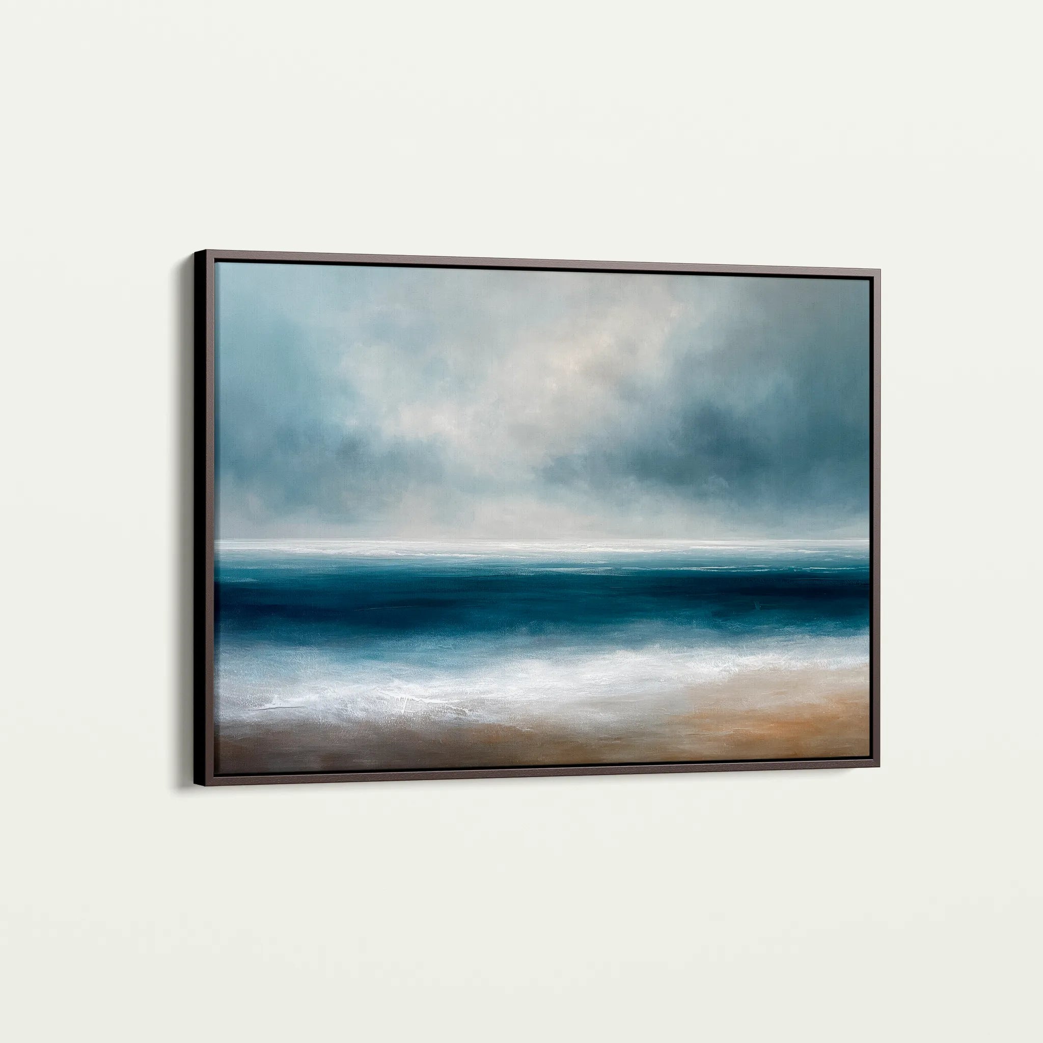 Abstract 1702 Canvas Art 60 x 40 cm / Black