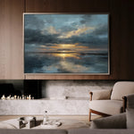 Abstract 1704 Canvas Art 60 x 40 cm / Black