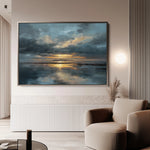 Abstract 1704 Canvas Art 60 x 40 cm / Black