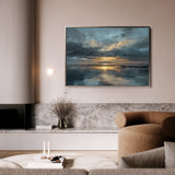 Abstract 1704 Canvas Art 60 x 40 cm / Black