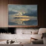 Abstract 1705 Canvas Art 60 x 40 cm / Black