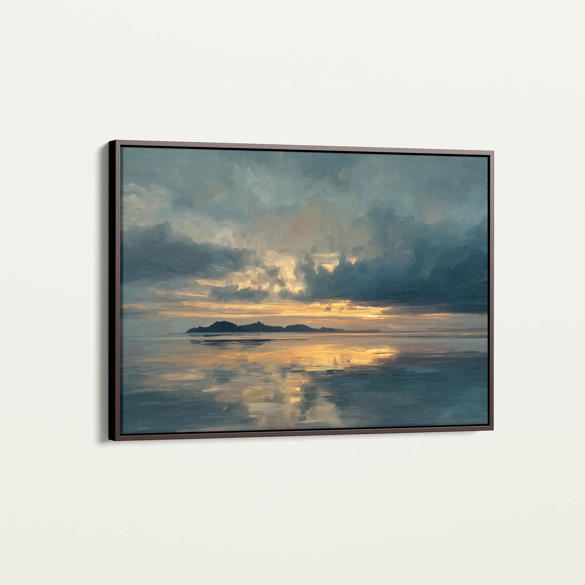 Abstract 1705 Canvas Art 60 x 40 cm / Black