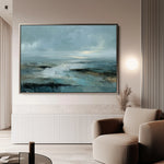 Abstract 1708 Canvas Art 60 x 40 cm / Black