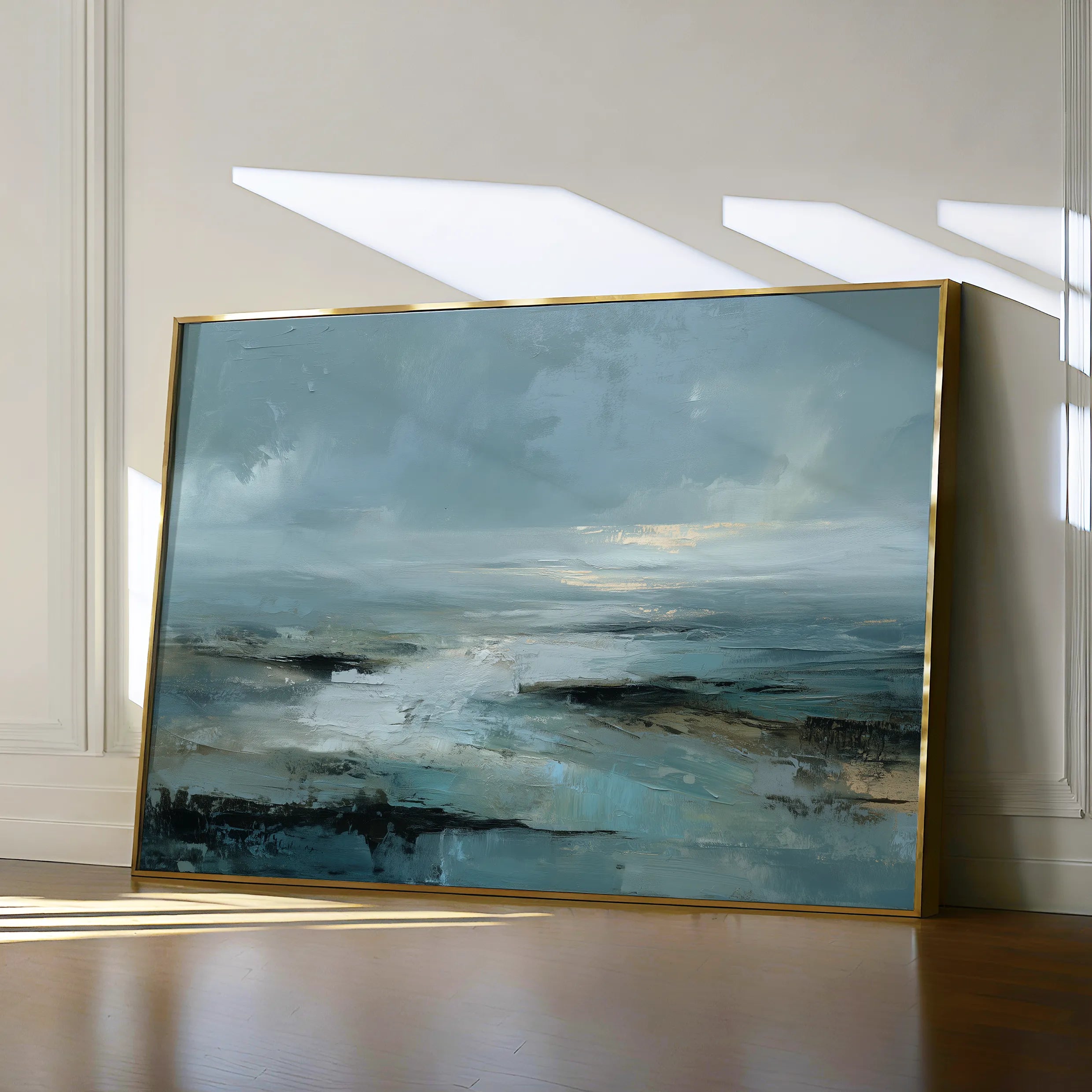 Abstract 1708 Canvas Art 60 x 40 cm / Black