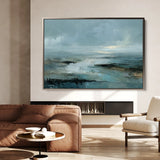 Abstract 1708 Canvas Art 60 x 40 cm / Black