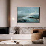 Abstract 1708 Canvas Art 60 x 40 cm / Black
