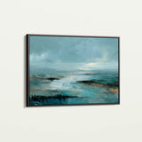 Abstract 1708 Canvas Art 60 x 40 cm / Black