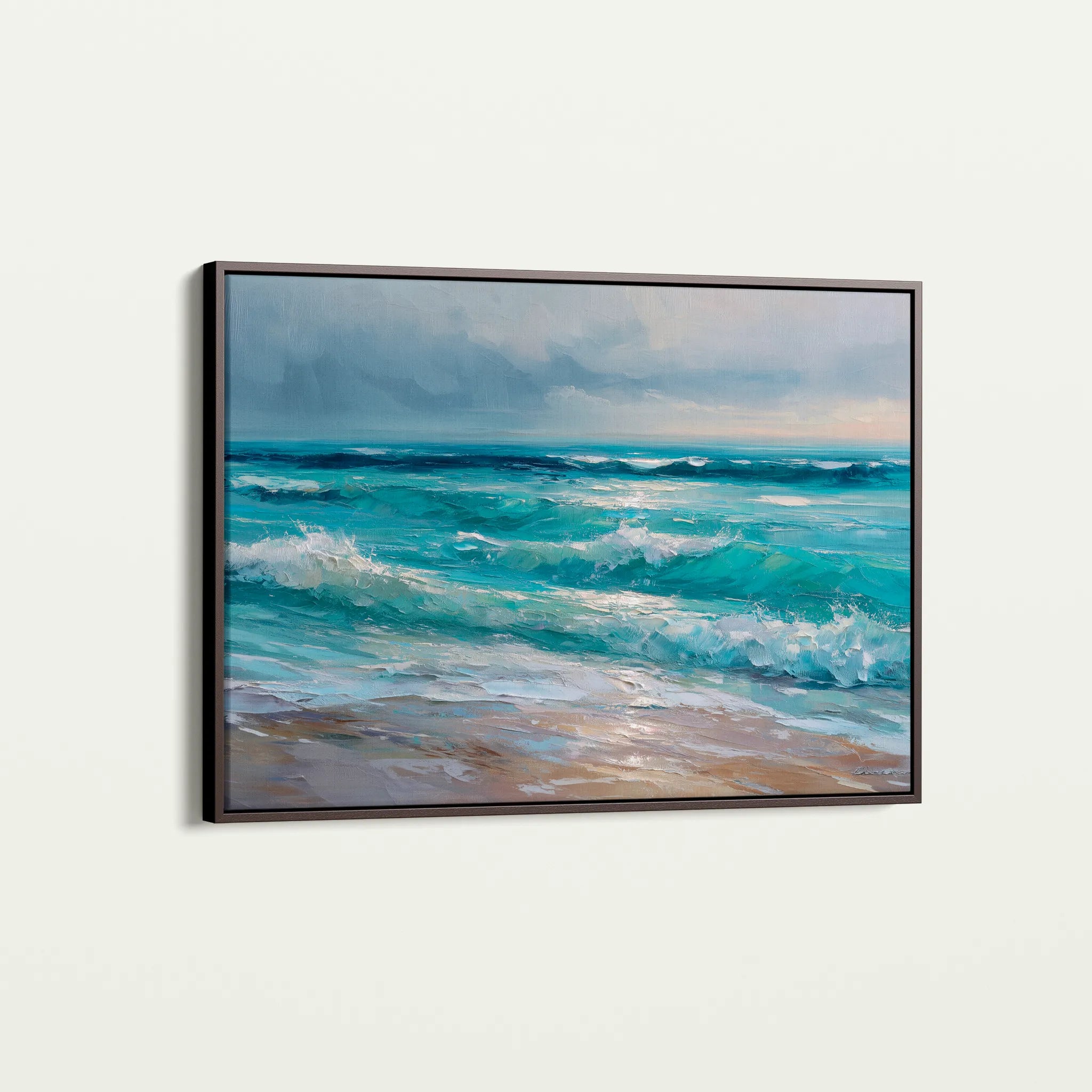 Abstract 1709 Canvas Art 60 x 40 cm / Black