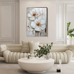Floral 171 Canvas Art 60 x 40 cm / Black