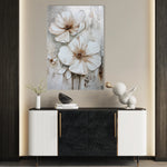 Floral 171 Canvas Art 60 x 40 cm / Black