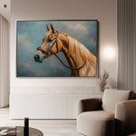 Horses 171 Canvas Art 60 x 40 cm / Black