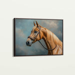 Horses 171 Canvas Art 60 x 40 cm / Black