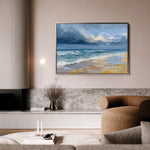 Abstract 1710 Canvas Art 60 x 40 cm / Black