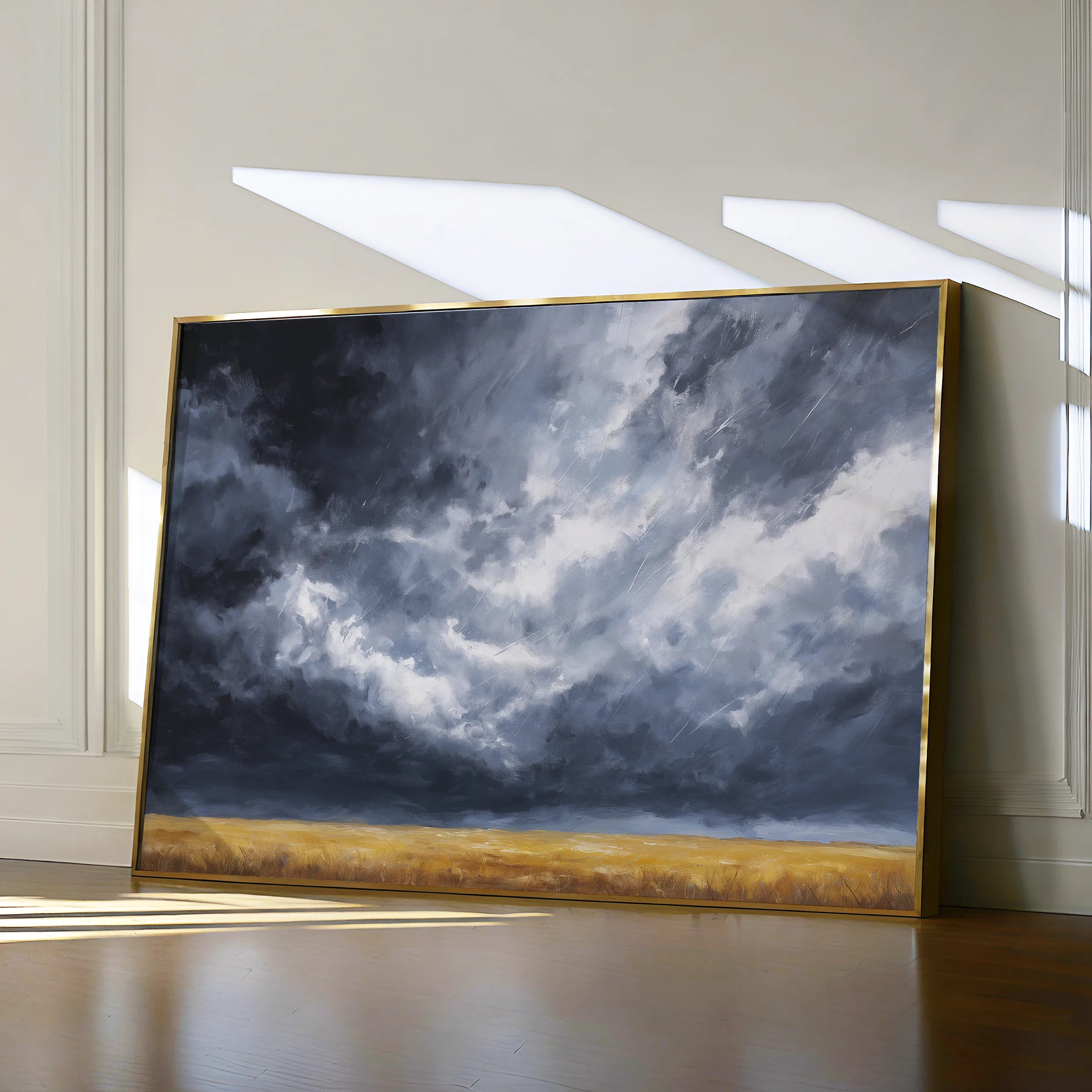 Abstract 1711 Canvas Art 60 x 40 cm / Black