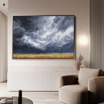 Abstract 1711 Canvas Art 60 x 40 cm / Black