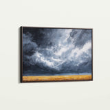 Abstract 1711 Canvas Art 60 x 40 cm / Black