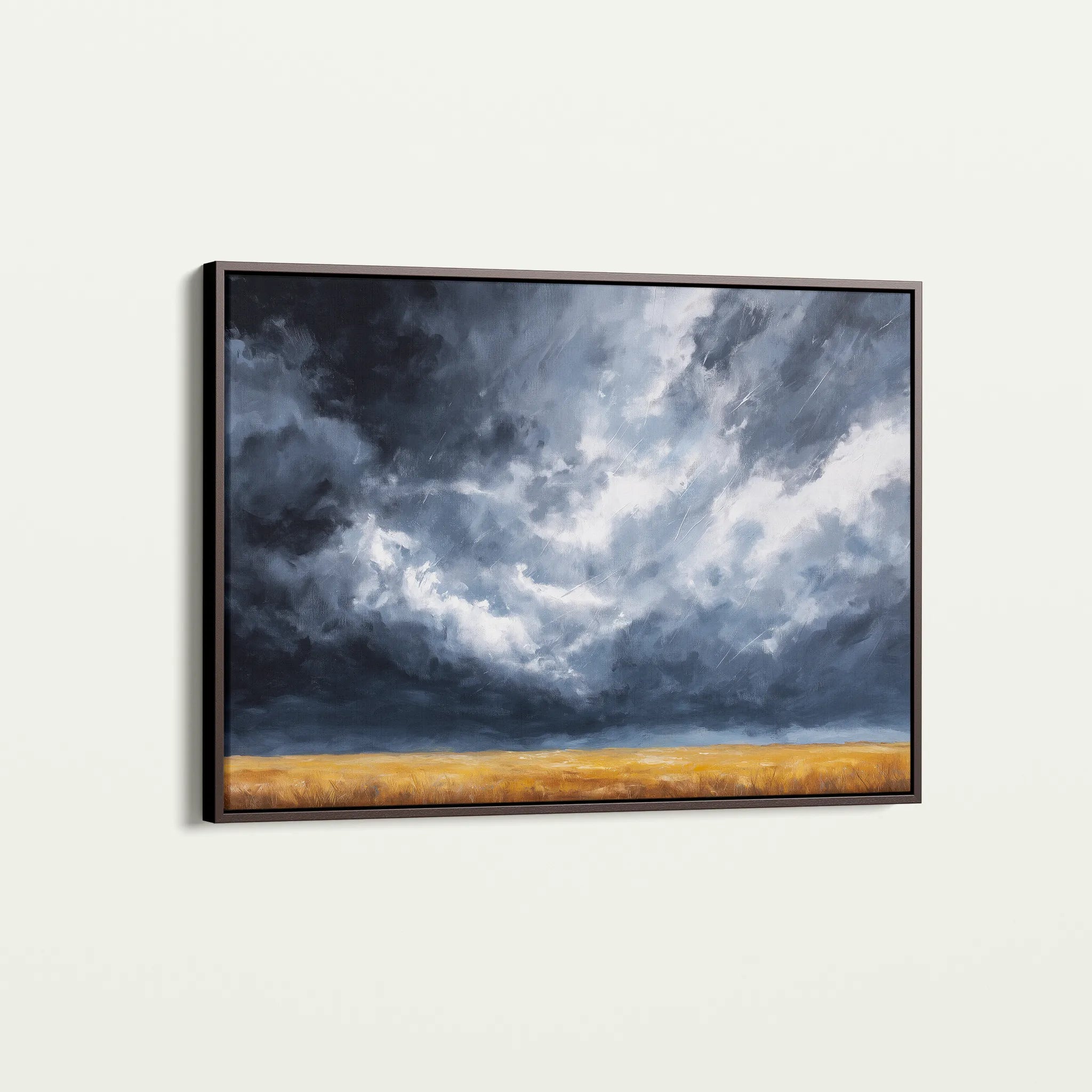 Abstract 1711 Canvas Art 60 x 40 cm / Black