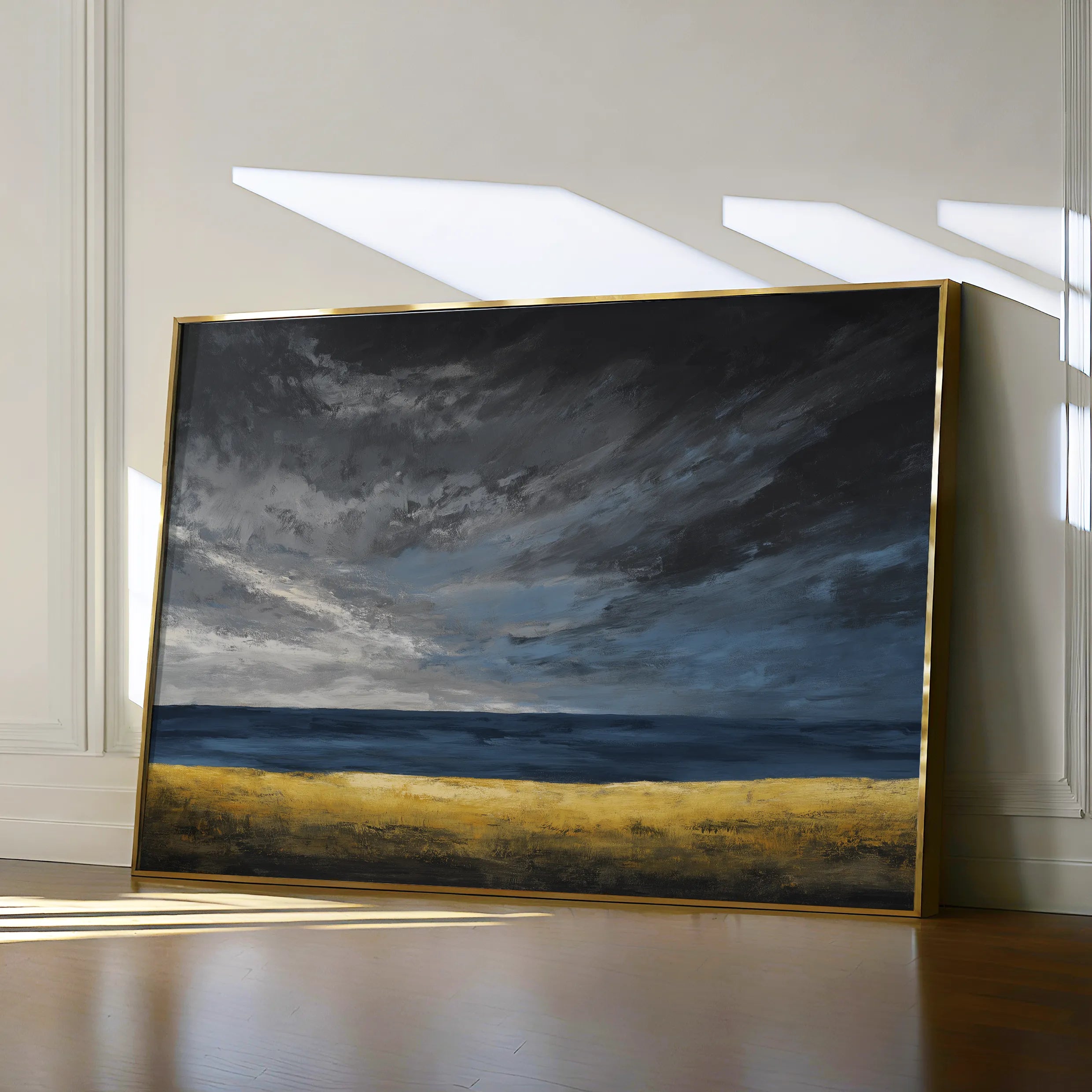 Abstract 1712 Canvas Art 60 x 40 cm / Black