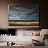 Abstract 1712 Canvas Art 60 x 40 cm / Black