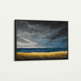 Abstract 1712 Canvas Art 60 x 40 cm / Black