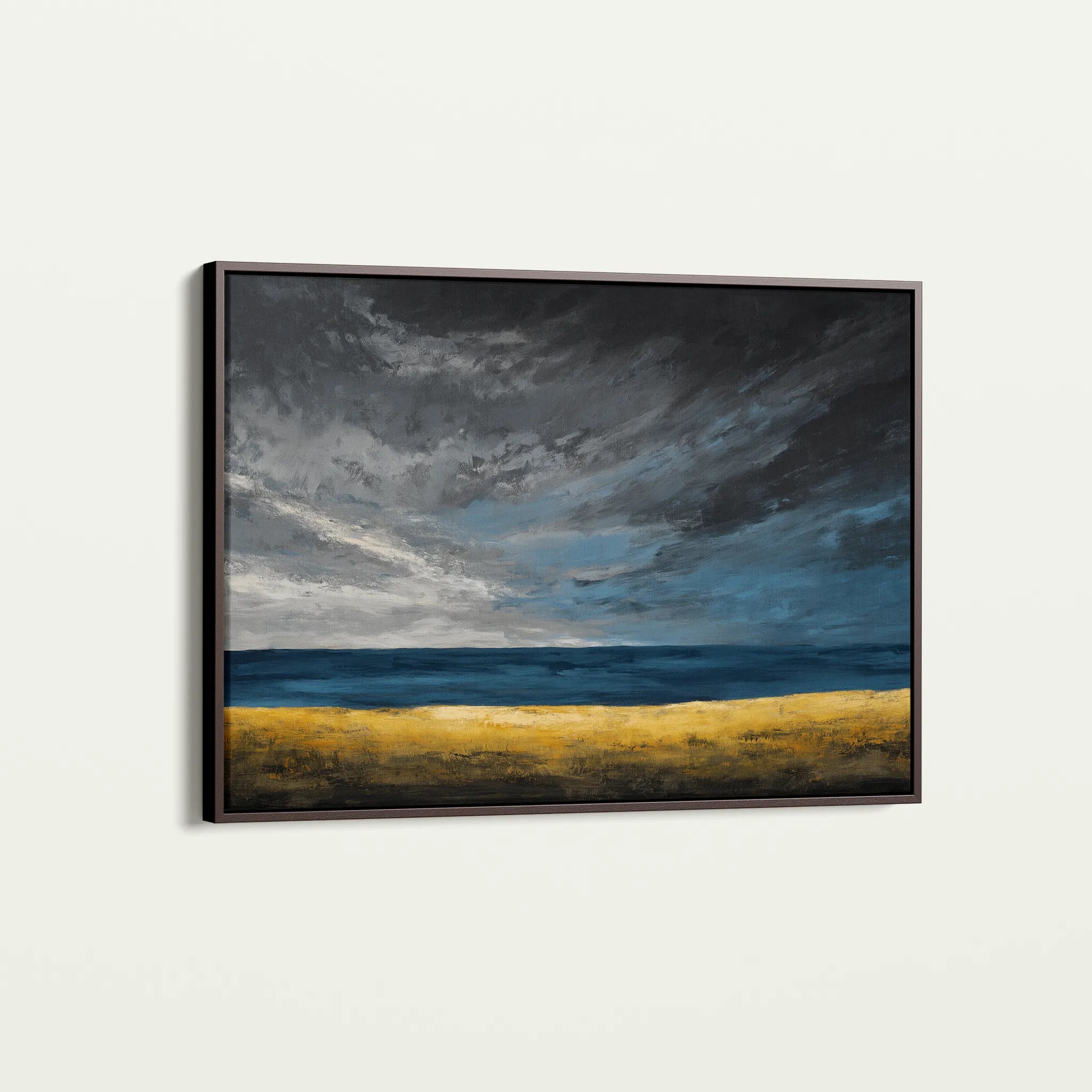 Abstract 1712 Canvas Art 60 x 40 cm / Black