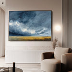 Abstract 1713 Canvas Art 60 x 40 cm / Black