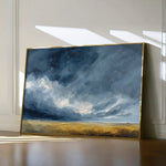 Abstract 1713 Canvas Art 60 x 40 cm / Black
