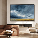 Abstract 1713 Canvas Art 60 x 40 cm / Black