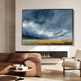Abstract 1713 Canvas Art 60 x 40 cm / Black