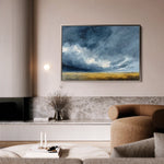 Abstract 1713 Canvas Art 60 x 40 cm / Black