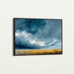 Abstract 1713 Canvas Art 60 x 40 cm / Black