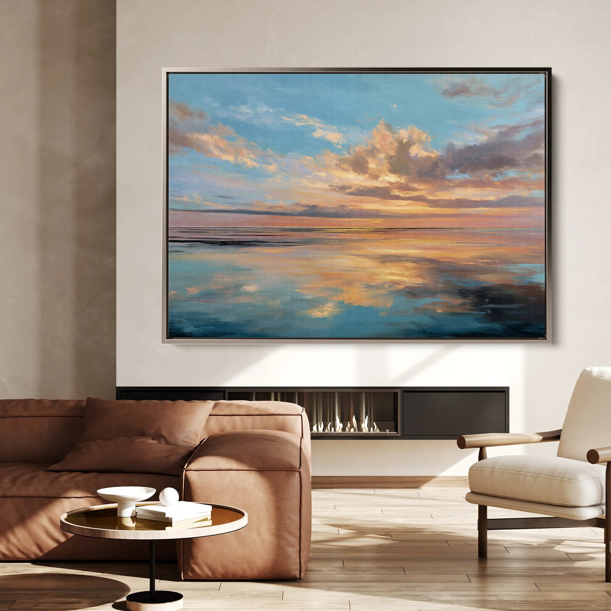 Abstract 1715 Canvas Art 60 x 40 cm / Black