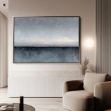Abstract 1719 Canvas Art 60 x 40 cm / Black