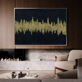 Abstract 172 Canvas Art 60 x 40 cm / Black