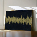 Abstract 172 Canvas Art 60 x 40 cm / Black