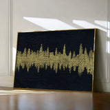 Abstract 172 Canvas Art 60 x 40 cm / Black