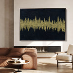 Abstract 172 Canvas Art 60 x 40 cm / Black