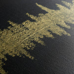 Abstract 172 Canvas Art 60 x 40 cm / Black