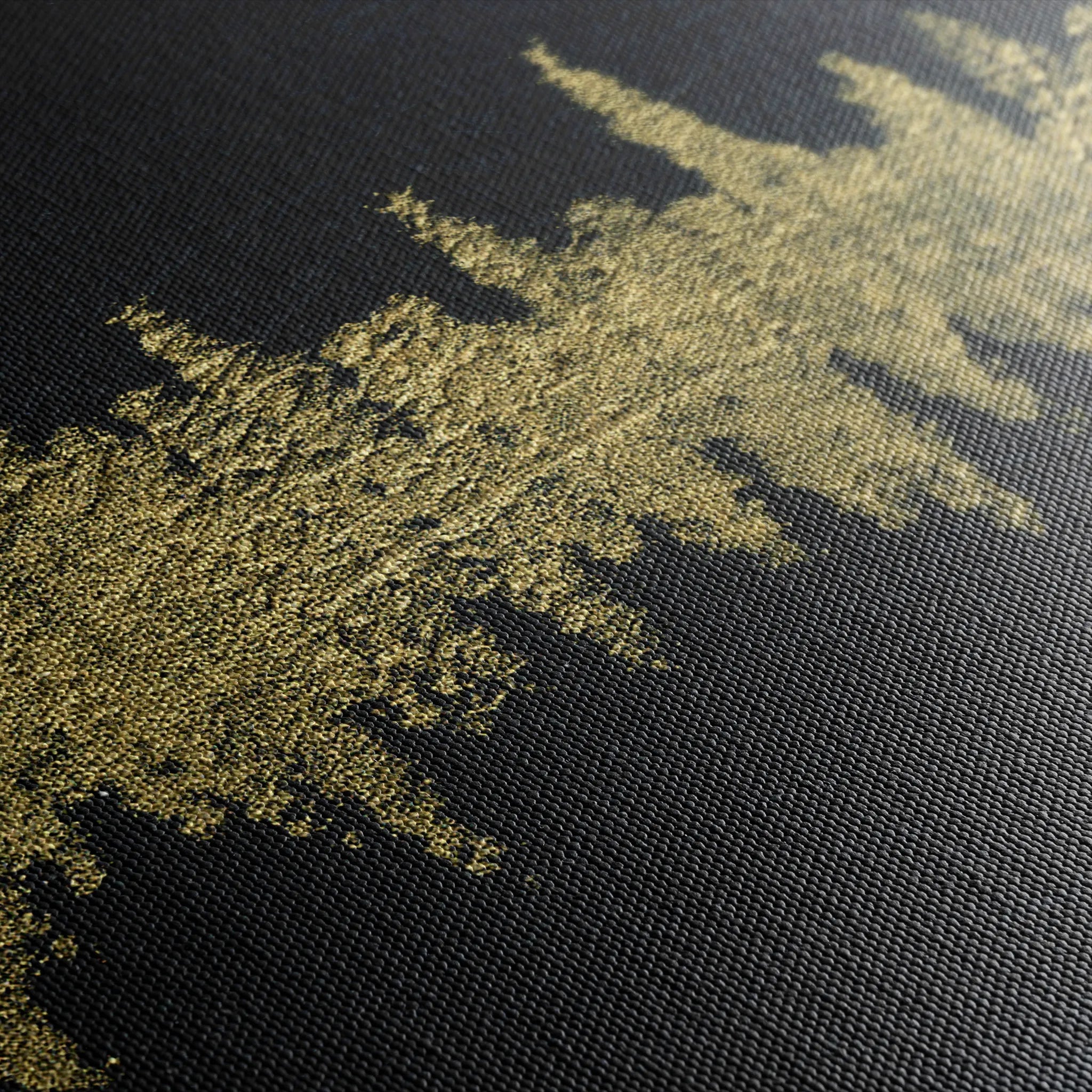 Abstract 172 Canvas Art 60 x 40 cm / Black