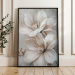 Floral 172 Canvas Art 60 x 40 cm / Black