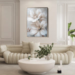 Floral 172 Canvas Art 60 x 40 cm / Black