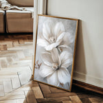 Floral 172 Canvas Art 60 x 40 cm / Black