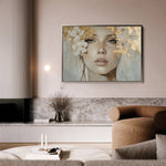 Portrait 172 Canvas Art 60 x 40 cm / Black