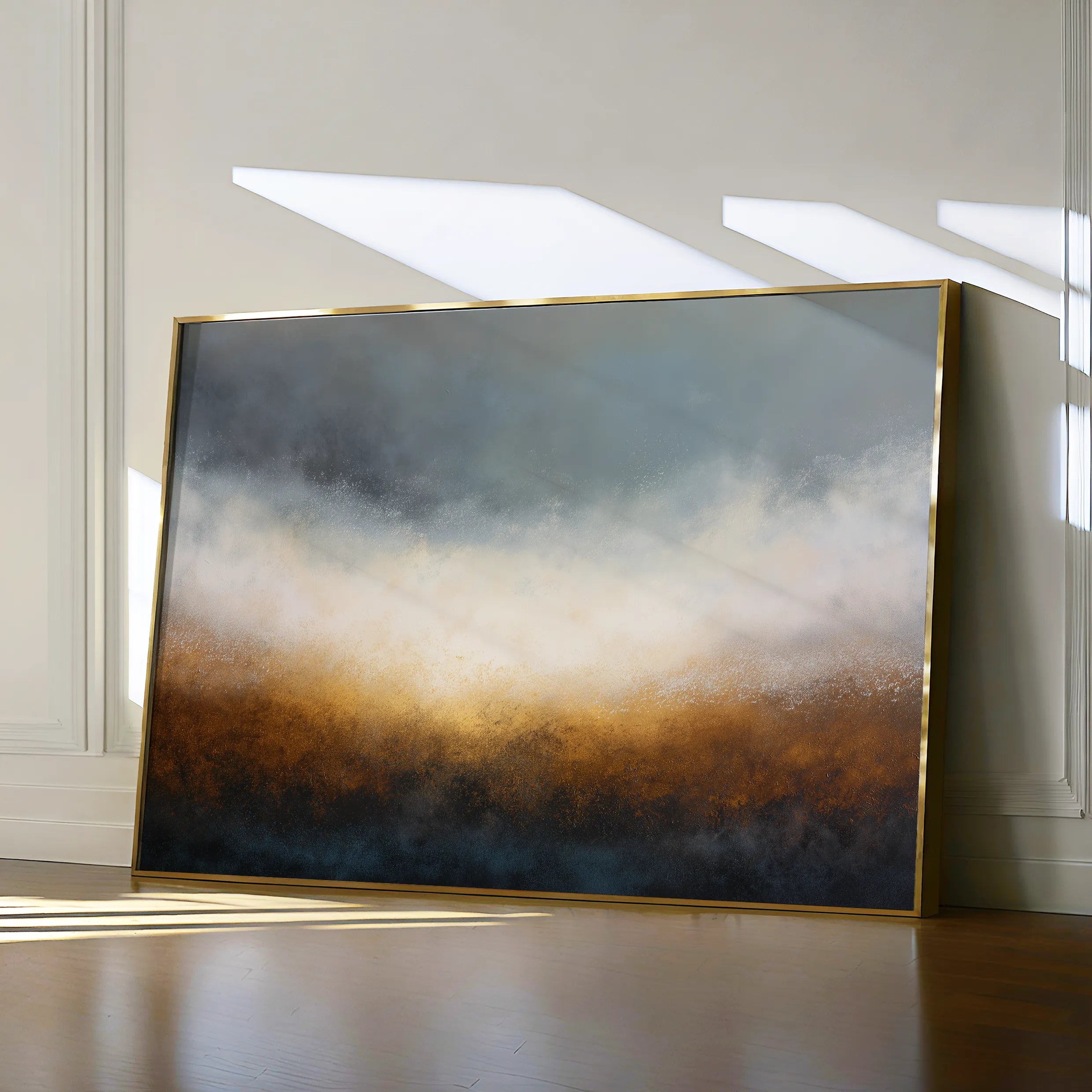 Abstract 1722 Canvas Art 60 x 40 cm / Black