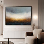 Abstract 1722 Canvas Art 60 x 40 cm / Black