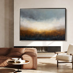 Abstract 1722 Canvas Art 60 x 40 cm / Black
