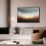 Abstract 1722 Canvas Art 60 x 40 cm / Black