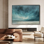 Abstract 1723 Canvas Art 60 x 40 cm / Black