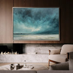 Abstract 1723 Canvas Art 60 x 40 cm / Black